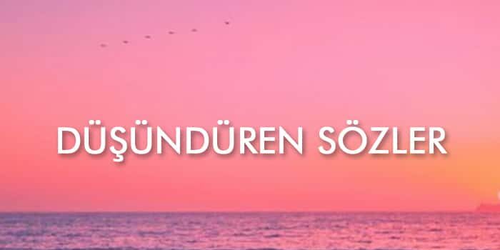 düşündüren sözler