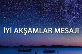 iyi akşamlar mesajı