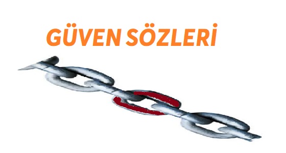 güven sözleri