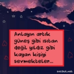 sevgiliye sözler