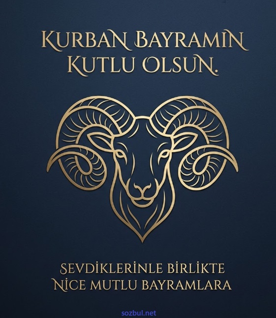 Kurban Bayramı Tebrik Kartı